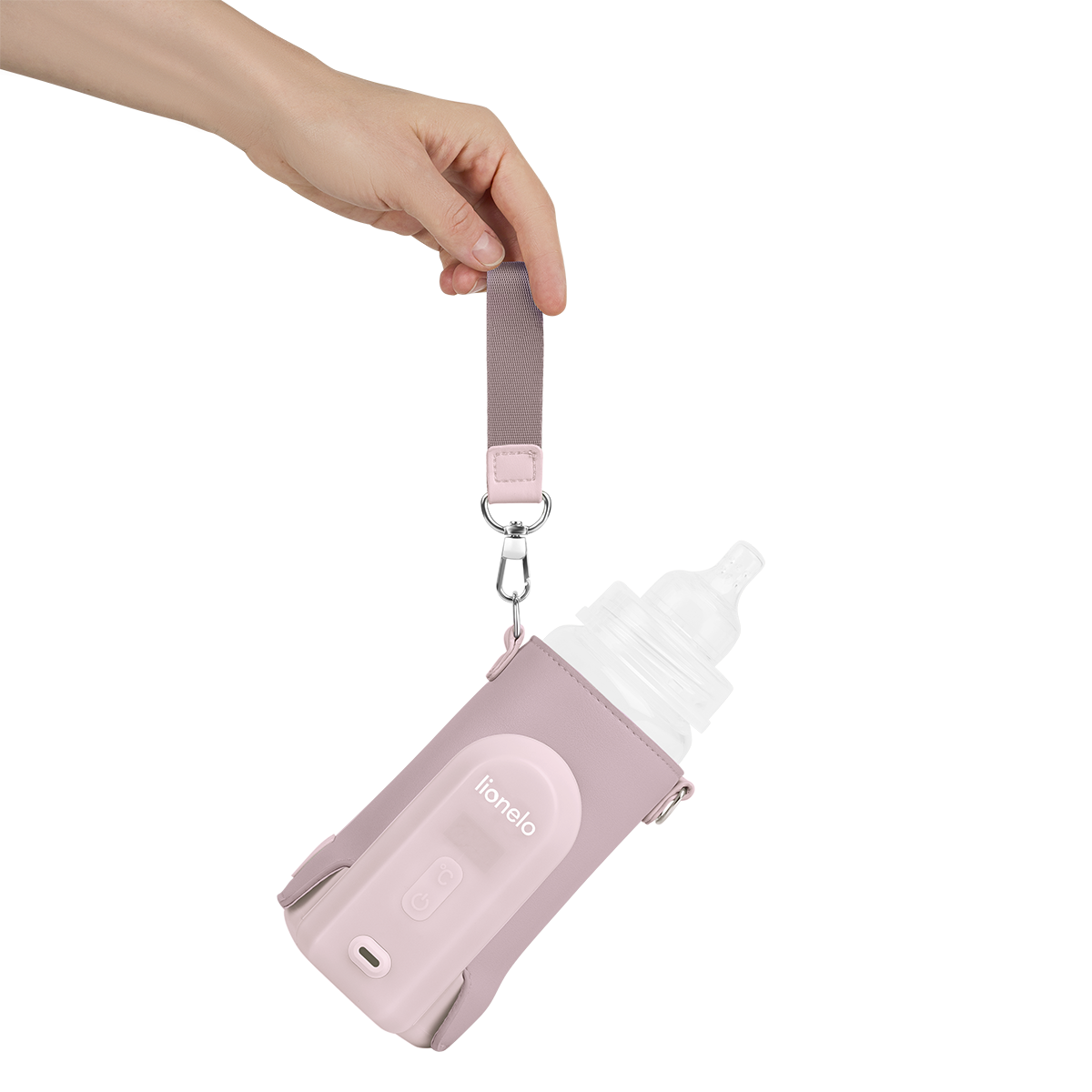 bottle warmer or sterilizer product view 7 Lionelo Thermup Go Evo Pink Mist
