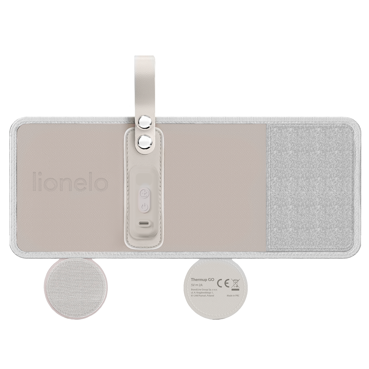 bottle warmer or sterilizer product view 3 Lionelo Thermup Go Grey Ash