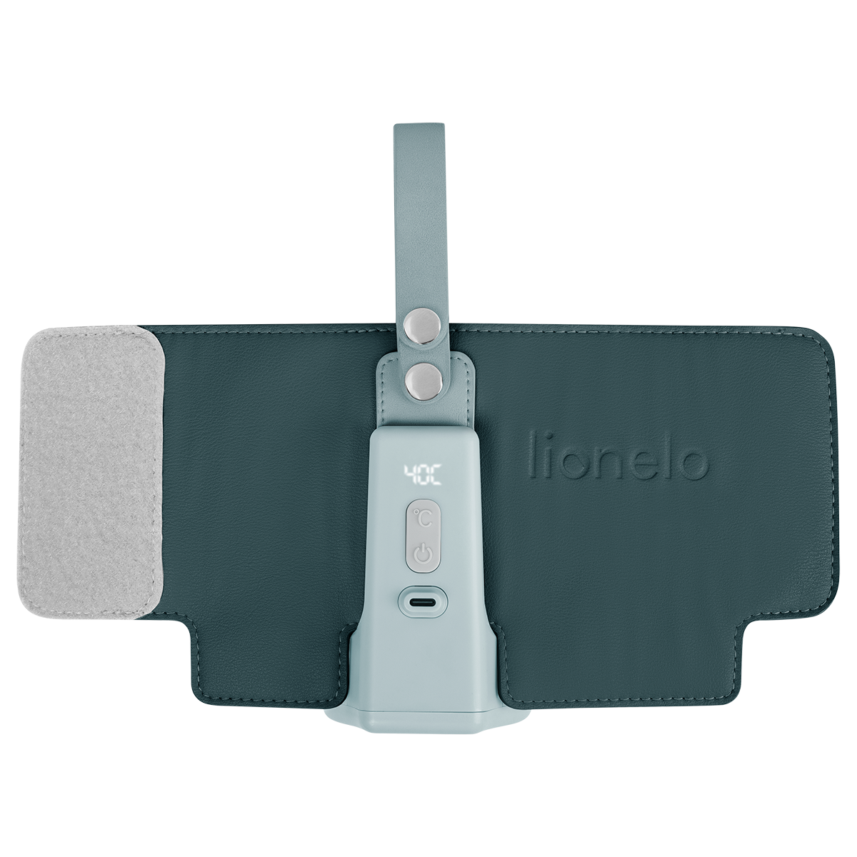 bottle warmer or sterilizer product view 5 Lionelo Thermup Go Plus Green Graphite