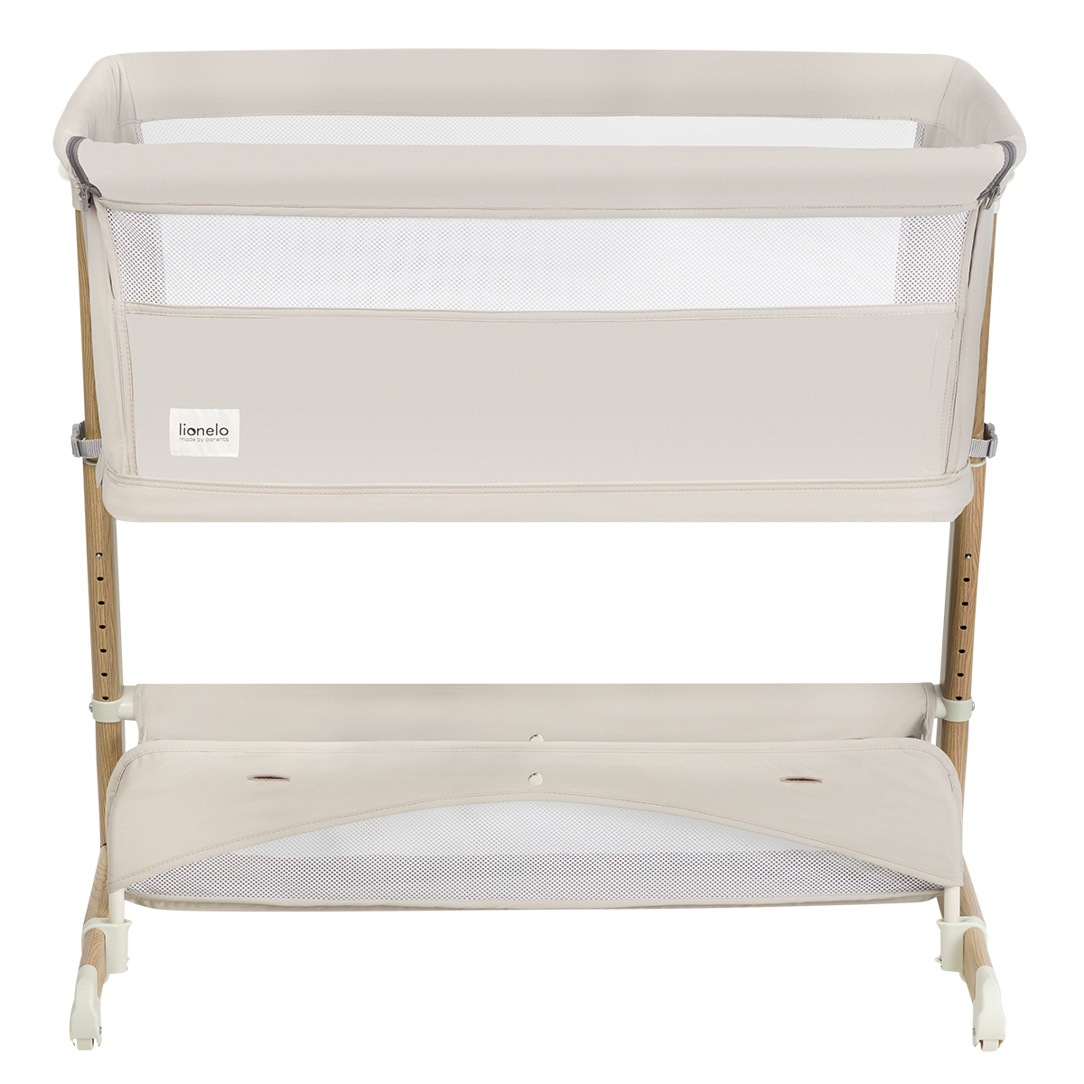bedside crib Lionelo Thomi Plus Beige Sand