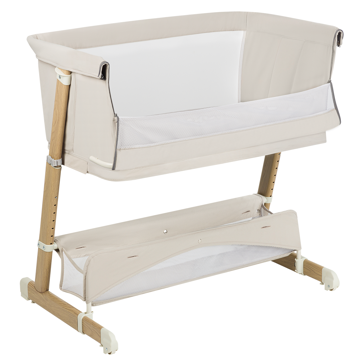 bedside crib product view 4 Lionelo Thomi Plus Beige Sand