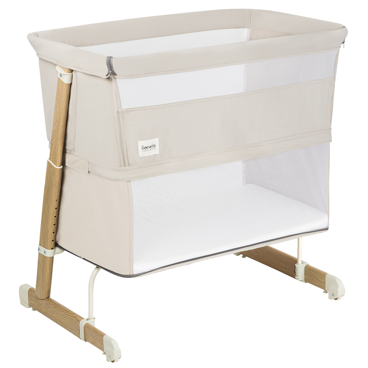 bedside crib product view 7 Lionelo Thomi Plus Beige Sand