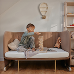 bedside crib product view 2 Lionelo Thomi Plus Grey Concrete