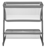 bedside crib product view 3 Lionelo Thomi Plus Grey Concrete