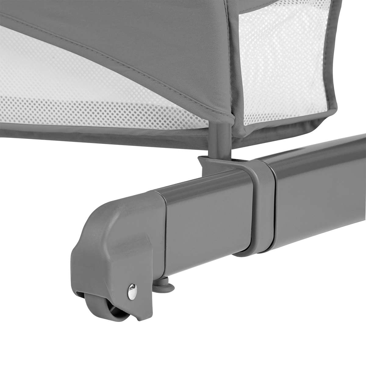 bedside crib product view 6 Lionelo Thomi Plus Grey Concrete