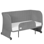 bedside crib product view 9 Lionelo Thomi Plus Grey Concrete