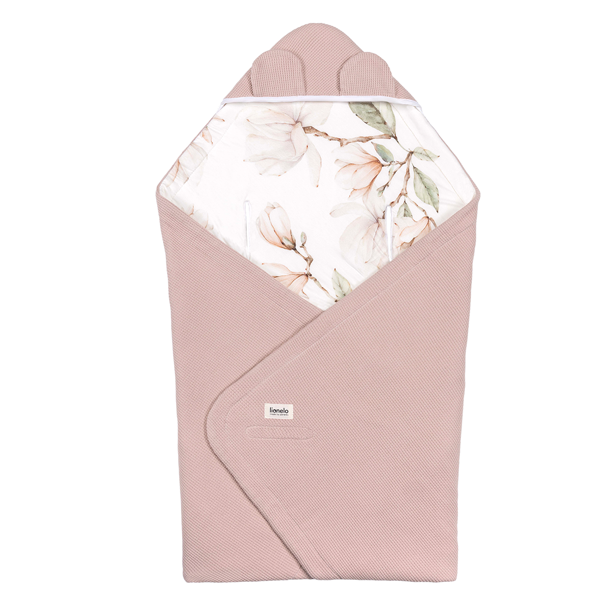 baby swaddle Lionelo Travel Swaddle Blanket Beige Magnolia
