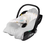 baby swaddle product view 2 Lionelo Travel Swaddle Blanket Grey Balloon