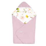 Travel Swaddle Blanket Pink Flower