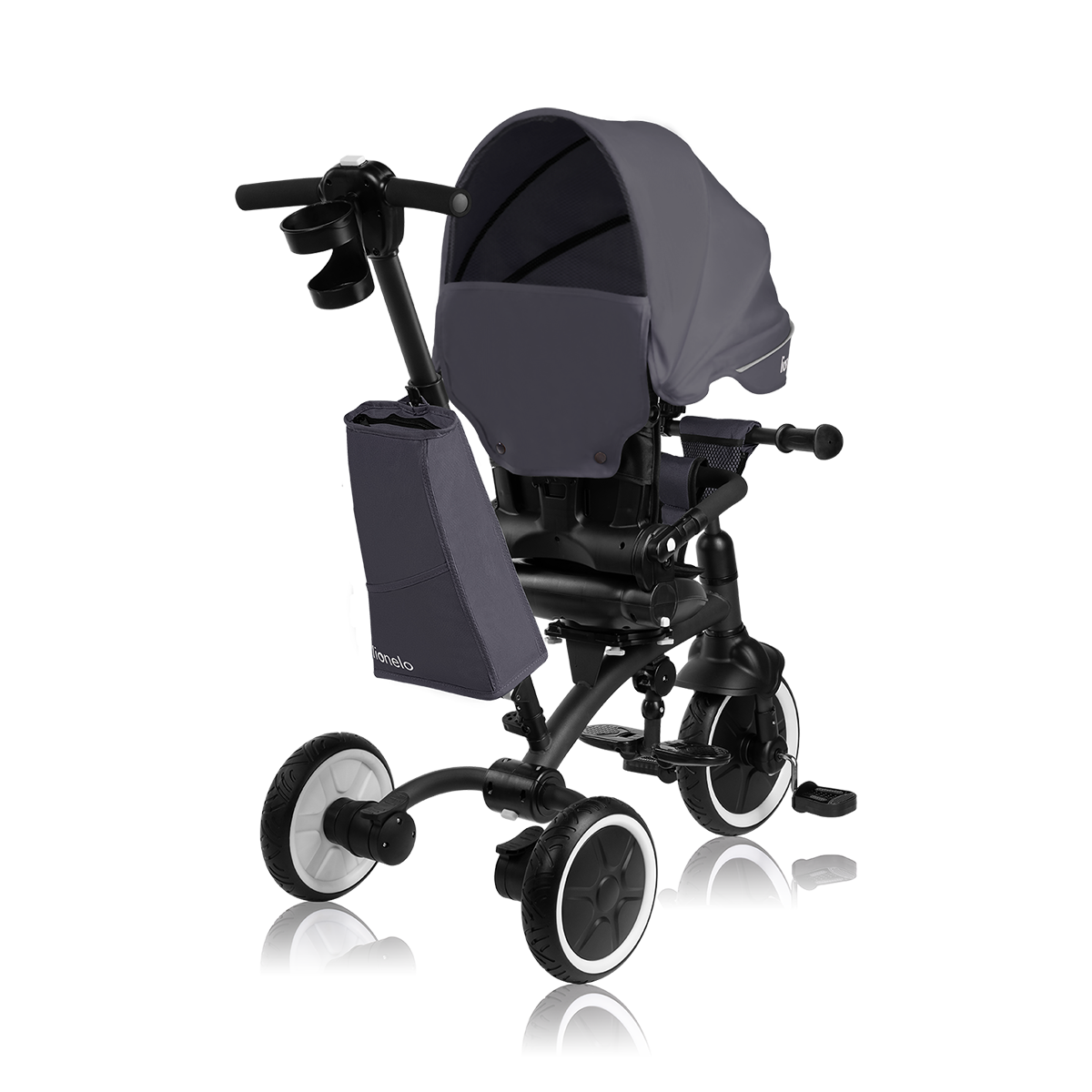 ride-on toy product view 4 Lionelo Tris Plus Grey Stone