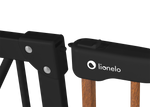 bed safety rail product view 5 Lionelo Truus Slim Black Carbon Natural