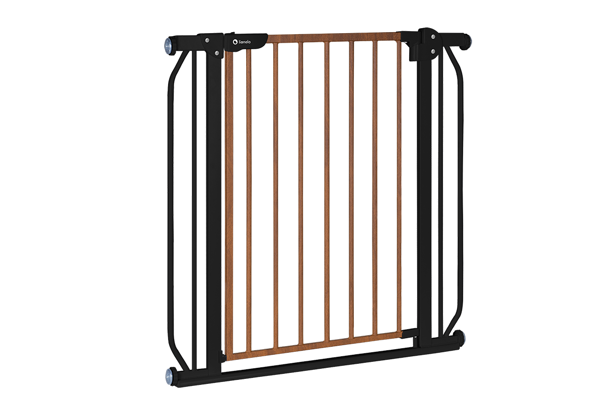 bed safety rail product view 7 Lionelo Truus Slim Black Carbon Natural