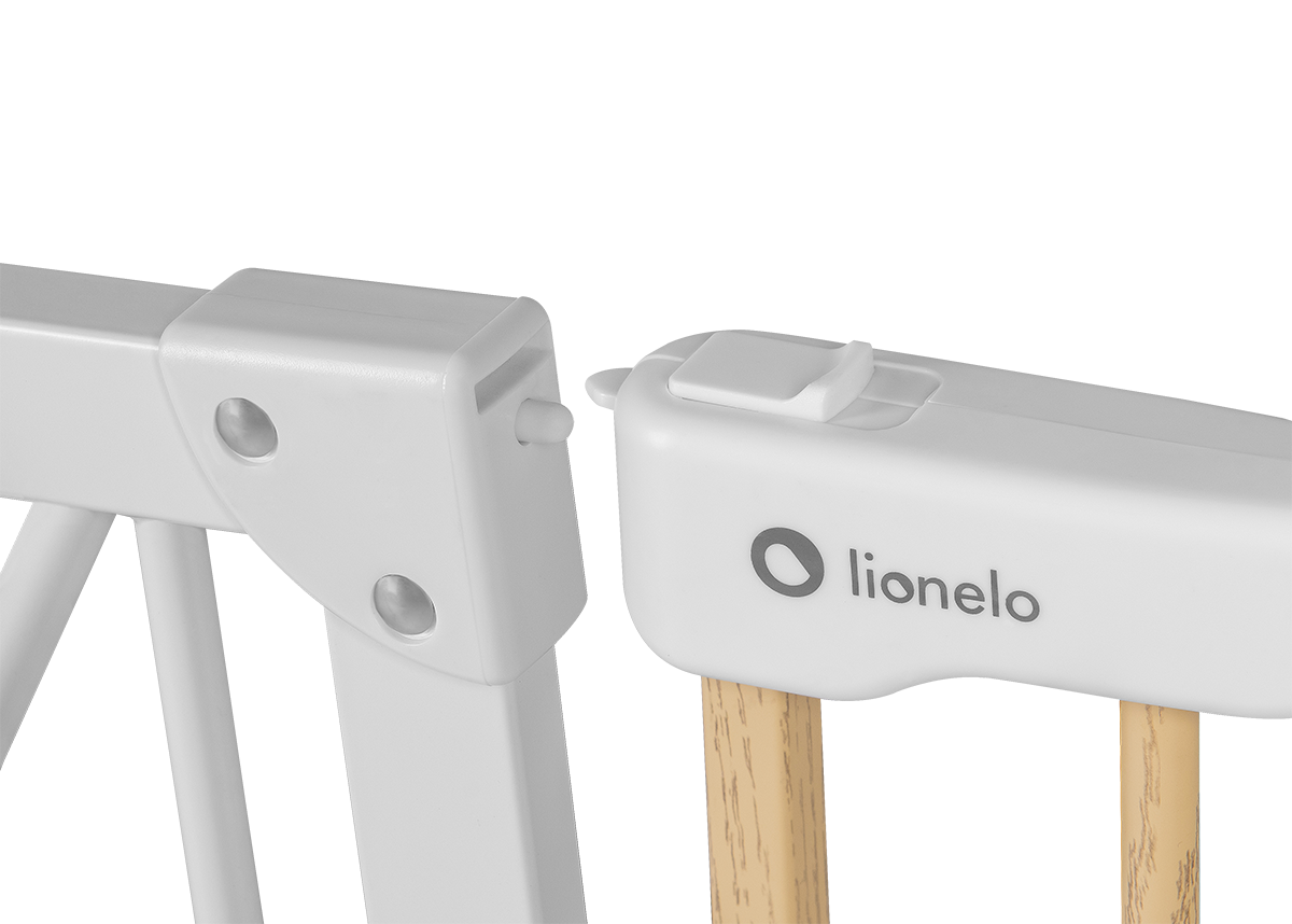 bed safety rail product view 5 Lionelo Truus Slim White Natural