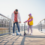 children's scooter product view 2 Lionelo Whizz Neo Black Carbon Multicolor