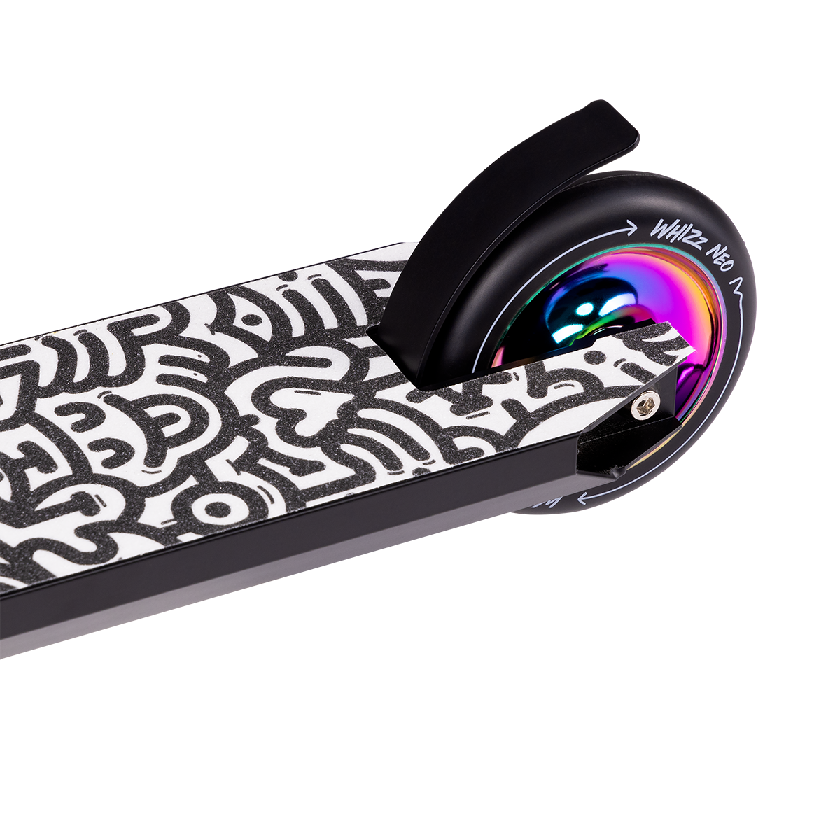 children's scooter product view 5 Lionelo Whizz Neo Black Carbon Multicolor