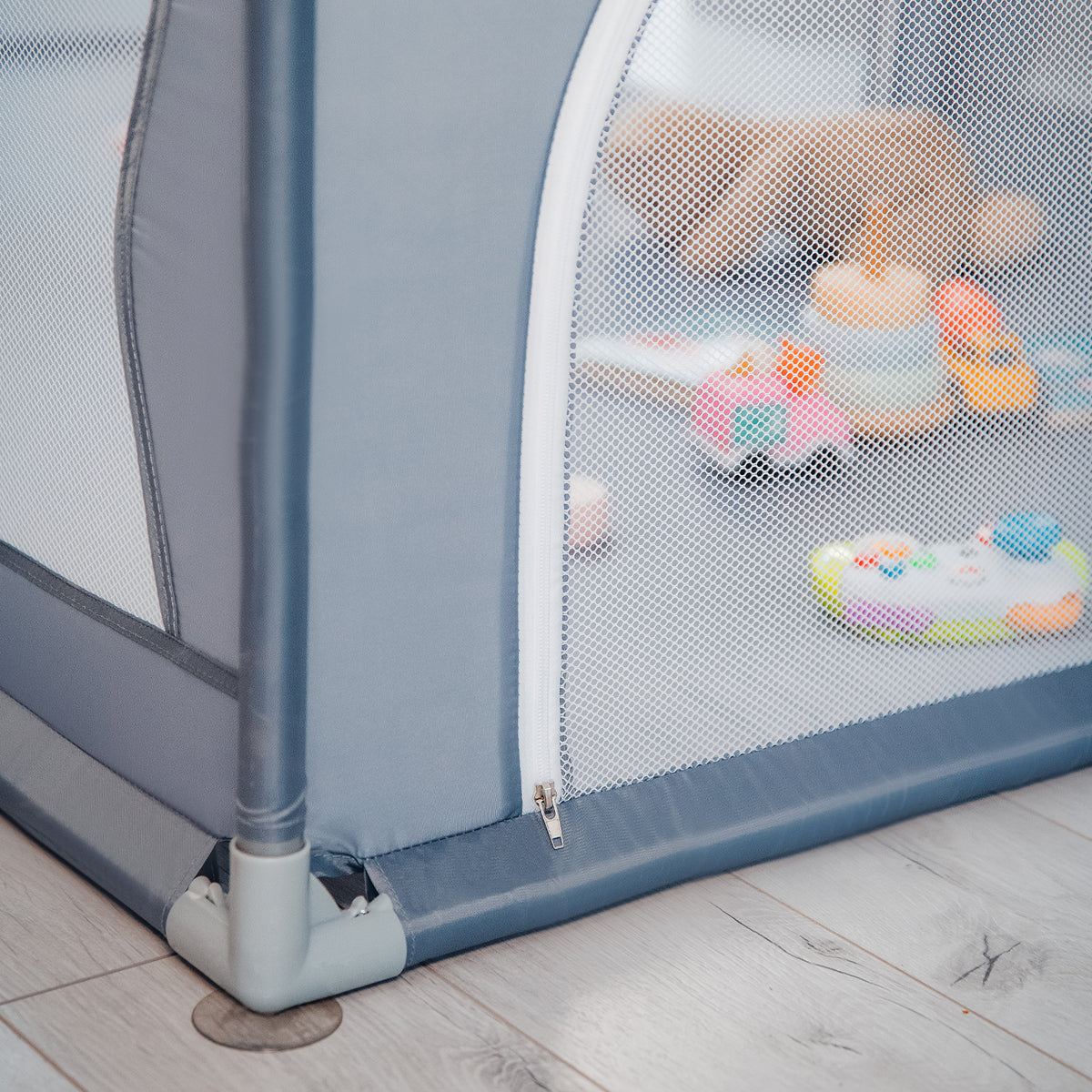 baby playpen Lionelo Willow Grey Concrete