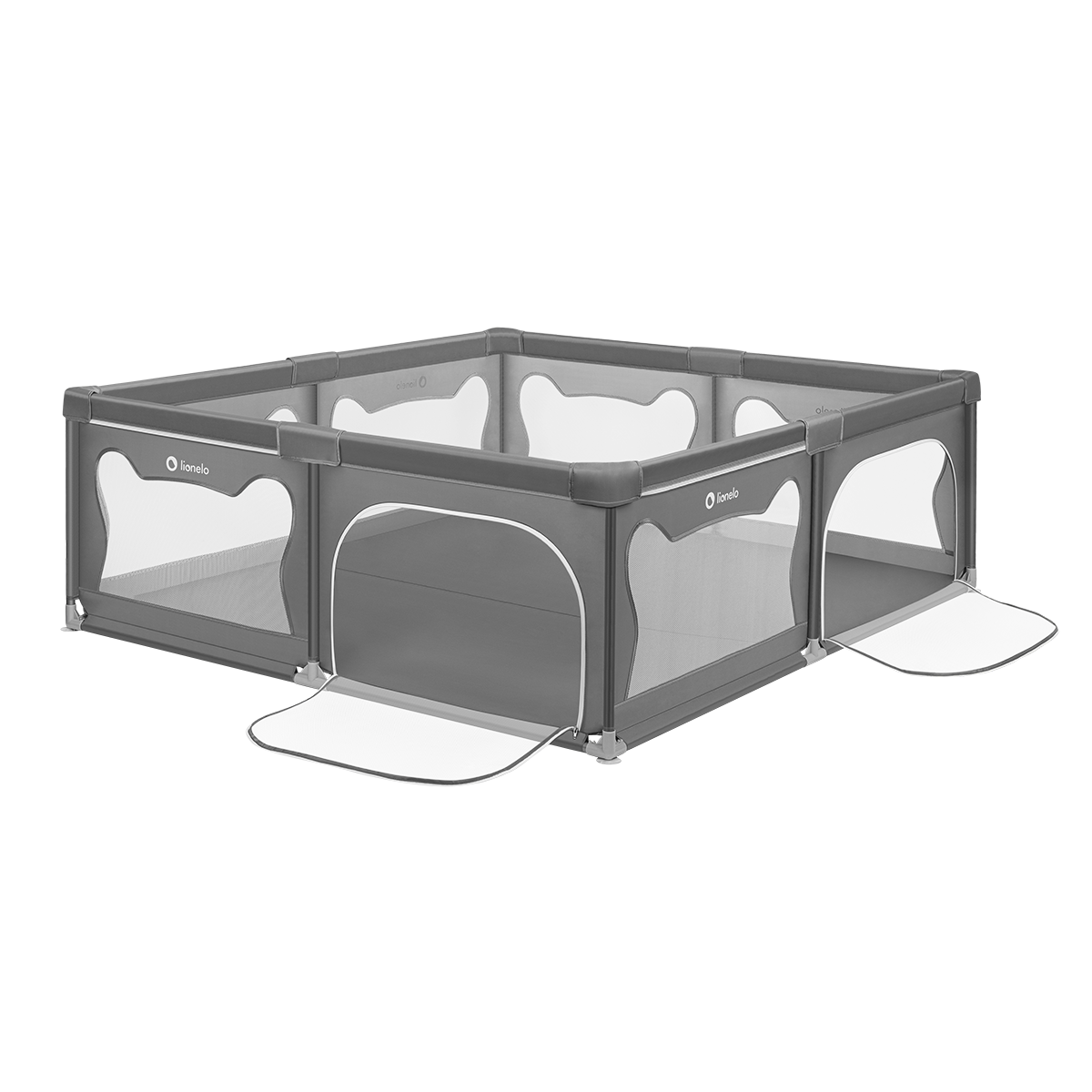 baby playpen product view 3 Lionelo Willow XL Grey Concrete
