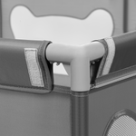 baby playpen product view 7 Lionelo Willow XL Grey Concrete
